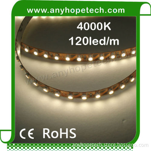 2 years warranty 3528 smd 120leds warm white led tape lights